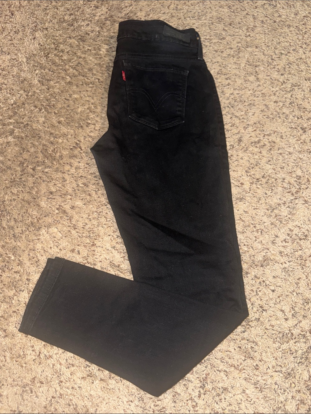Levi's Women's Black Leggings Jegging skinny jeans - Slim Fit crisp black